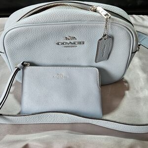 Coach cross-body, shoulder bag. Bonus coin/ID/cc smallet!